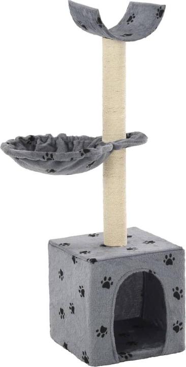 Actual product image vidaXL Kratzbaum (105 cm, Grey with paw pattern)