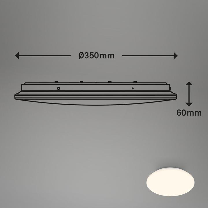 Produktbild Briloner LED Deckenleuchte,Sensor,weiss, LED/24W (2600 lm)