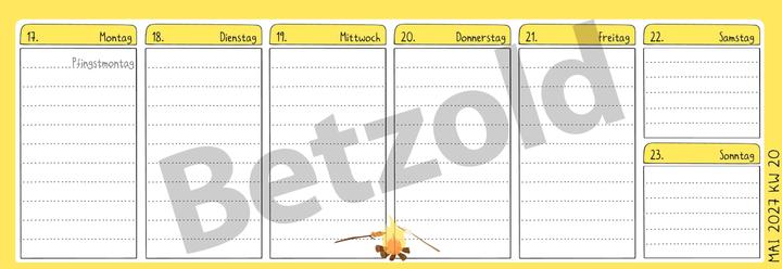 Actual product image Betzold KITA-Tischkalender