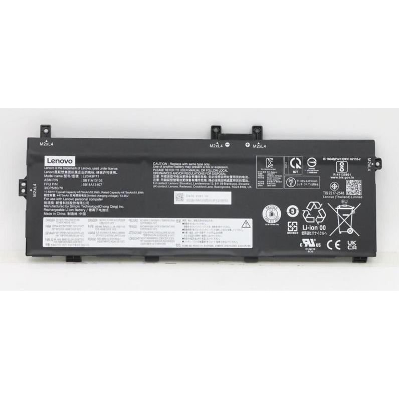Lenovo Internal, 3c, 52.8Wh, LiIon (3 Zellen, 4570 mAh), Notebook Akku