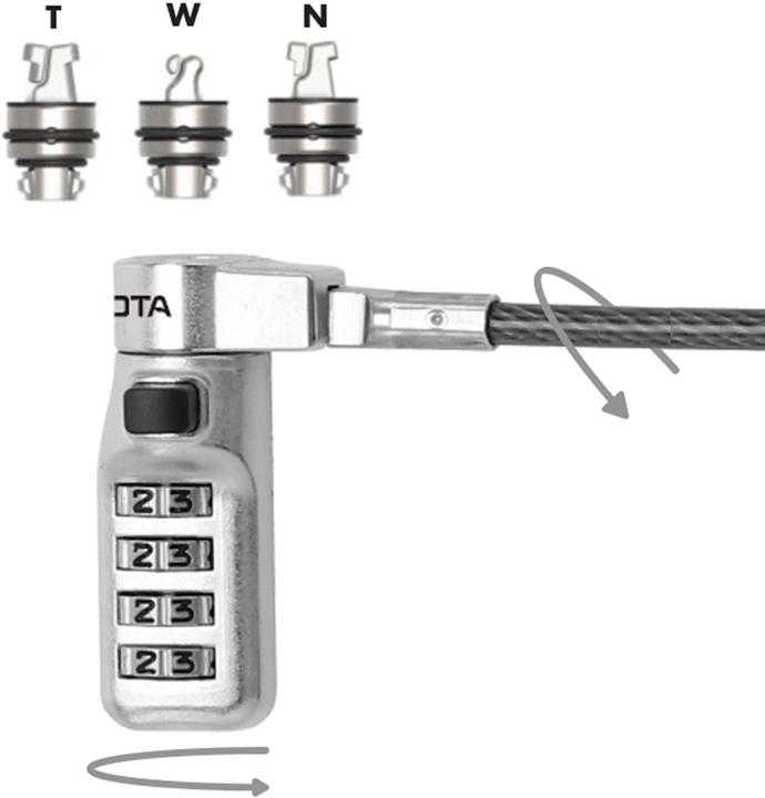 Produktbild Dicota Sicherheits-Kombinationsschlosses