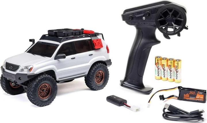 Immagine prodotto Axial Scale Crawler SCX24 Lexus GX470, Bianco RTR 1:24 (RTR pronto all'uso)