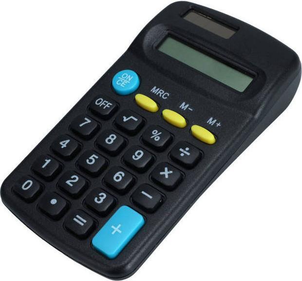 Actual product image Solar calculator (Solar cells)