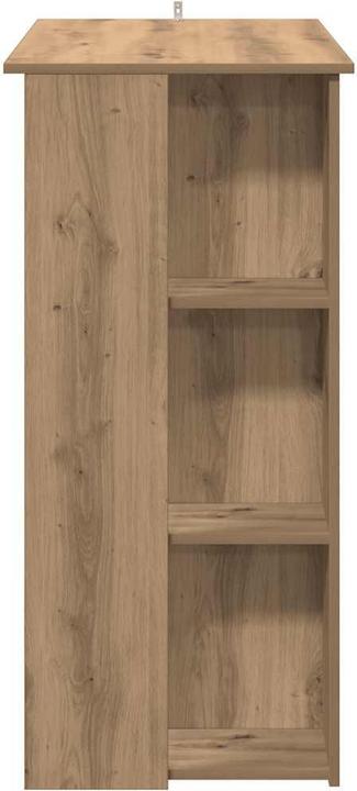 Produktbild vidaXL Bartisch mit Regal Artisan-Eiche 102x50x103,5 cm Holzwerkstoff