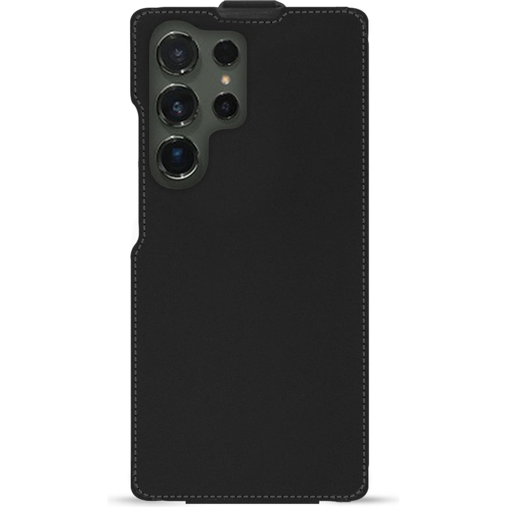 Thumbnail - Noreve Lederschutzhülle vertikal (Samsung Galaxy S24 Ultra), Smartphone Hülle, Beige