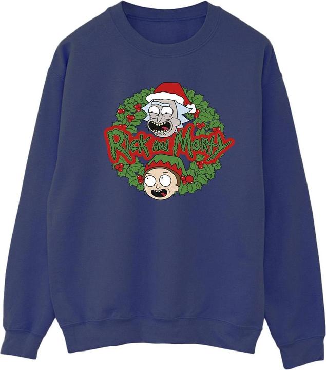 Produktbild Rick And Morty Christmas Wreath Sweatshirt (M)