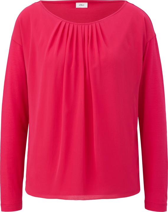 Produktbild s.Oliver T-Shirt Bluse aus Chiffon (34)