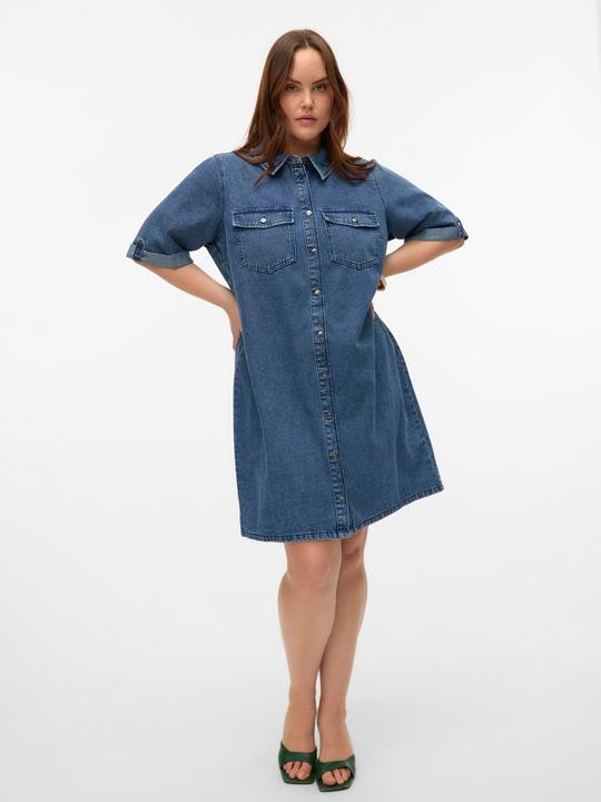 Produktbild Vero Moda VMCJENNIE Kurzes Kleid Jeanskleid (50)