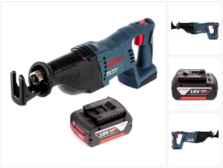 Produktbild Bosch Professional Bosch GSA 18 V-Li Akku Säbelsäge 18V + 1x Akku 4,0Ah - ohne Ladegerät, ohne Koffer