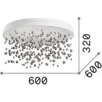 Thumbnail - Ideal lux, Wandleuchte + Deckenleuchte, ARMONY Deckenleuchte ⌀600mm dimmbar Weiss 315805