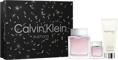 Immagine prodotto Calvin Klein Euphoria for Men Eau de Toilette Set regalo di 3 pezzi per le vacanze (Eau de toilette)