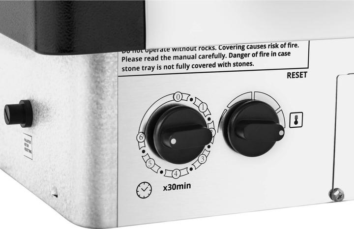 Actual product image Uniprodo Saunaofen Elektro Sauna Ofen Saunaheizung Saunaheizgerät 6 kW 400 V 3 N