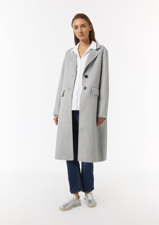 Produktbild Comma Bluse Popeline-Hemdbluse mit seitlich geschlitztem Saum (42)