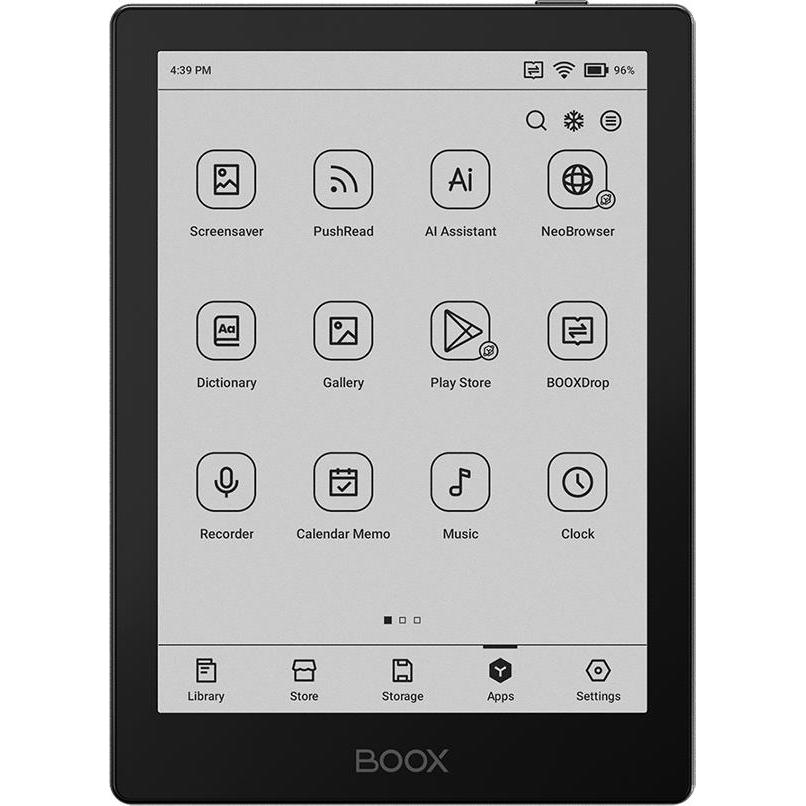 Onyx Boox Go 6 (6", 32 GB, Schwarz), eReader, Schwarz