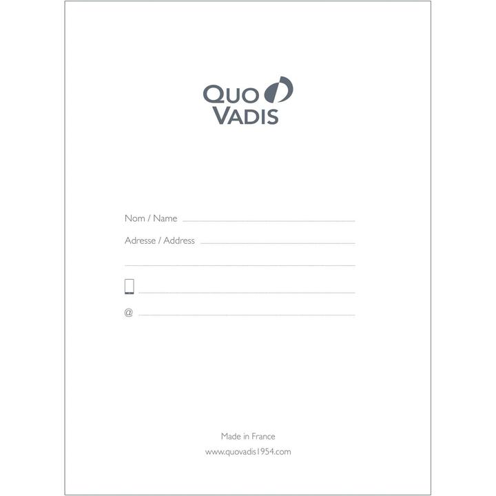 Actual product image Quo Vadis Notebook Ikon 15x21 64 sheets lined ink (15 x 21 cm, Lined)