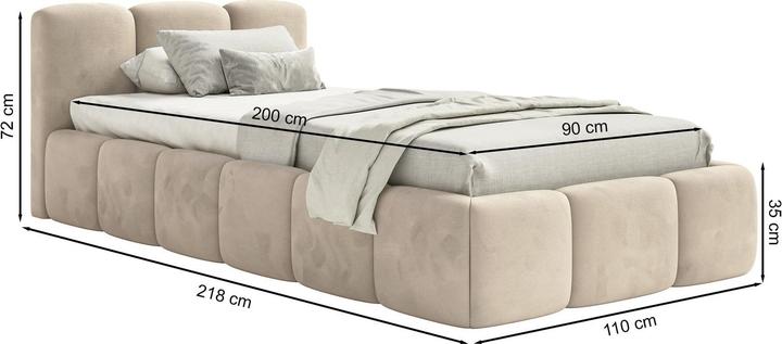 Produktbild Selsey Cloudy Low (90 x 200 cm)