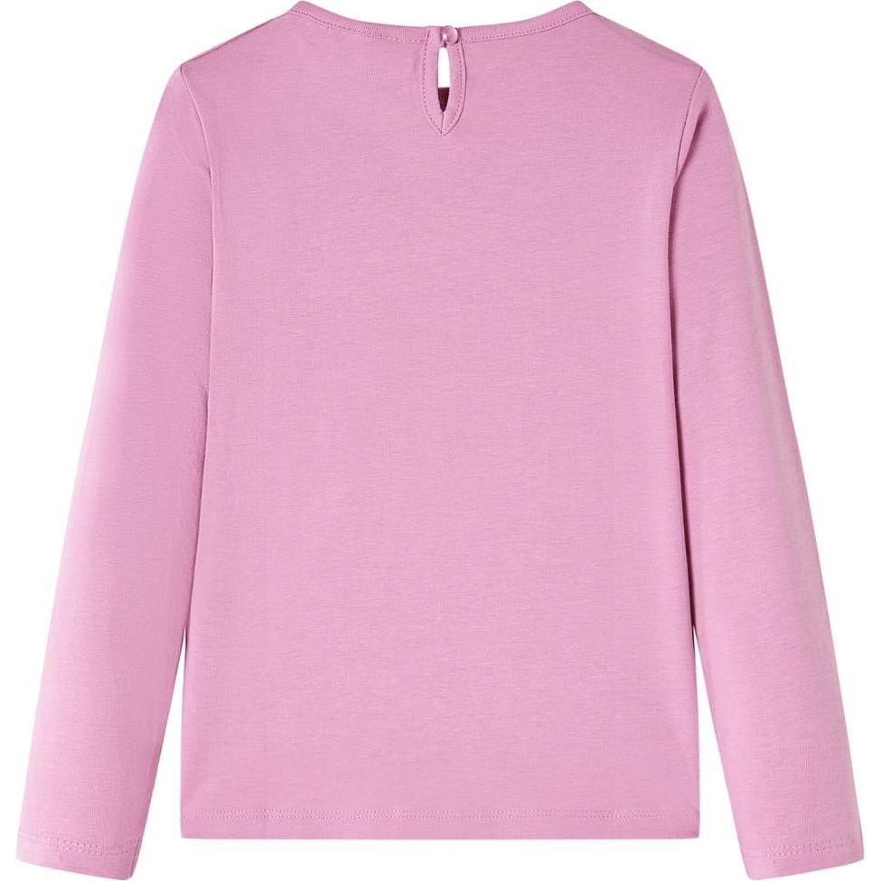 Thumbnail - VidaXL, Jungen, Shirt, Kinder-Langarmshirt Dunkelrosa 104,Material: 95 % Baumwolle, Rosa, (104)