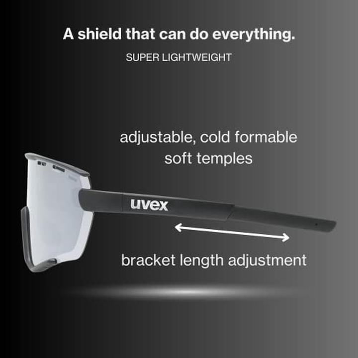 Produktbild Uvex Sports sportstyle 236 set (Schwarz matt, Silber, Transparent)