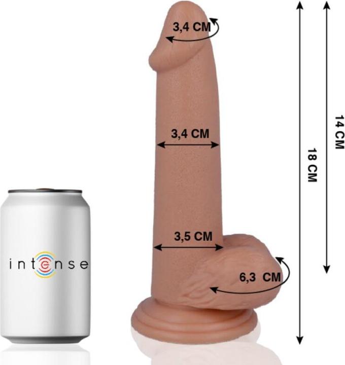 Actual product image Mr. Intense MR INTENSE 10 REALISTIC PENIS 18 -O- 3.4CM