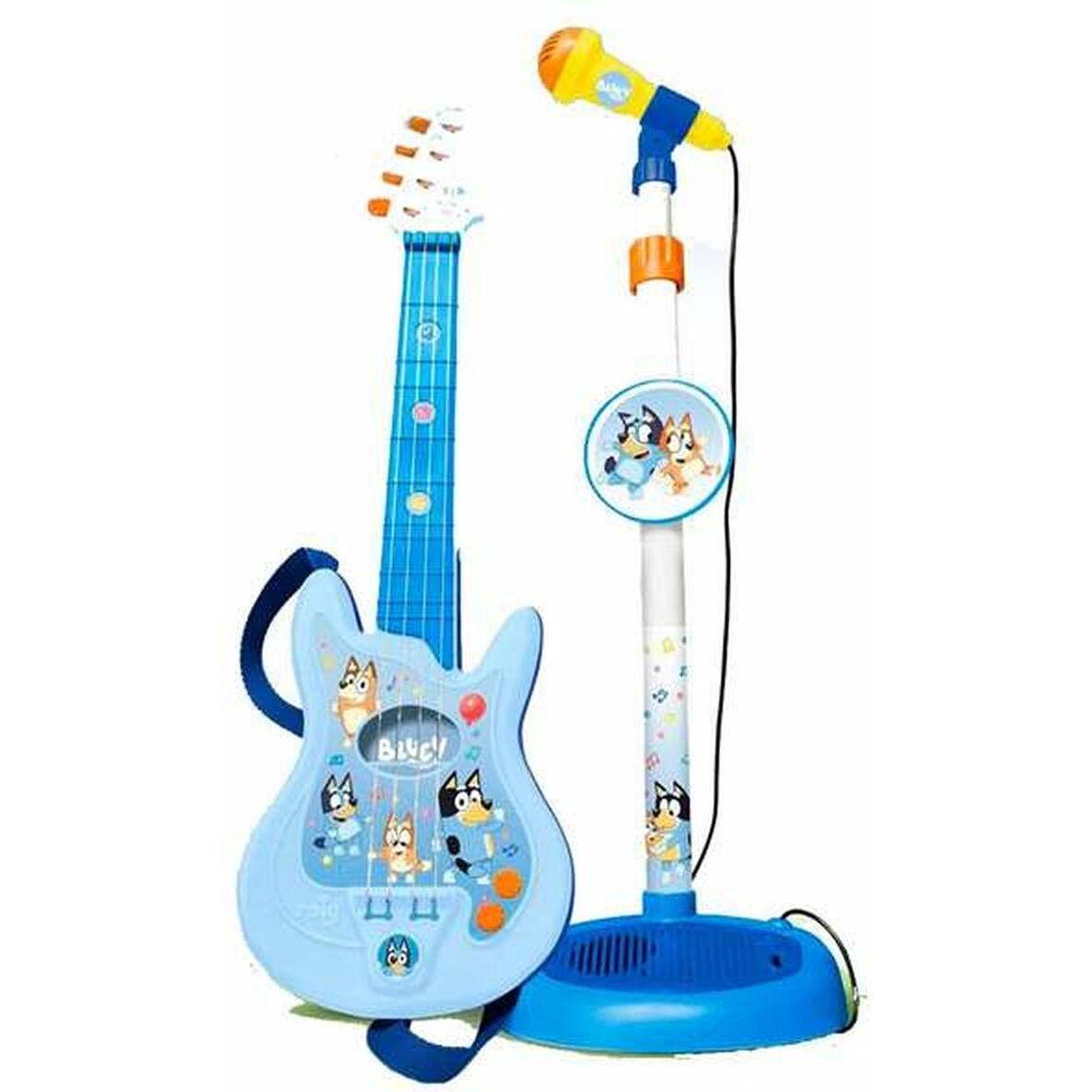 Bluey Kindergitarre Einstellbar Mikrofon 60 x 30 x 17 mm (Englisch) (45304237)