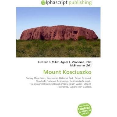 Thumbnail - Mount Kosciuszko, Fachbücher von Frederic P. Miller, Agnes F. Vandome, John McBrewster