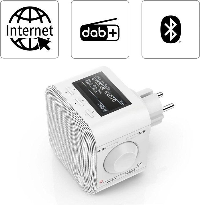 Actual product image Hama DIR45BT (DAB+, Web radio, DAB, FM, Wi-Fi, Bluetooth)