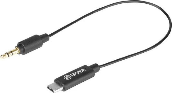 Produktbild Boya Universal Adapter BY-K2 3.5mm TRS To USB-C (0.20 m, 3.5mm Klinke (AUX))
