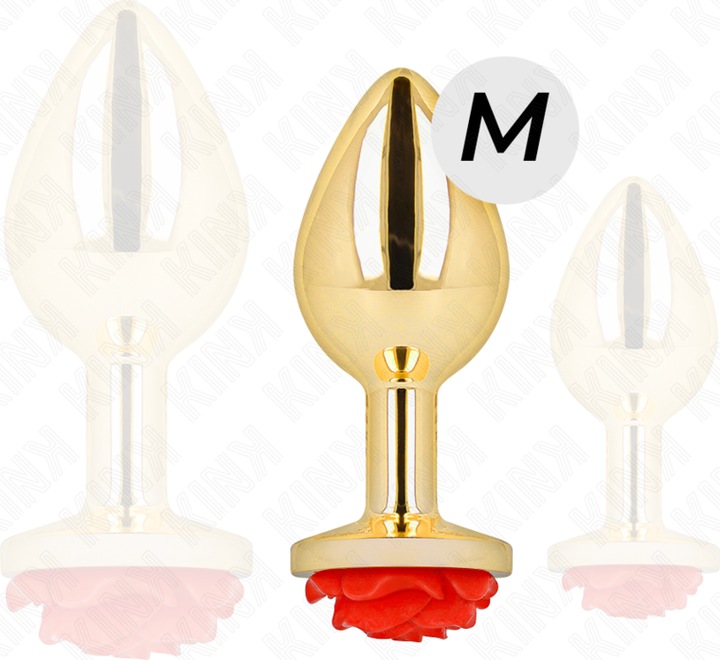 Immagine prodotto Kink - Plug Anal Gold Rose Rot Grã–Sse M