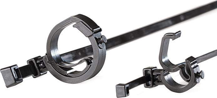 Image du produit HellermannTyton Liens de fixation 2pcs (Serre-câbles velcro, 390 mm, 200 pcs)