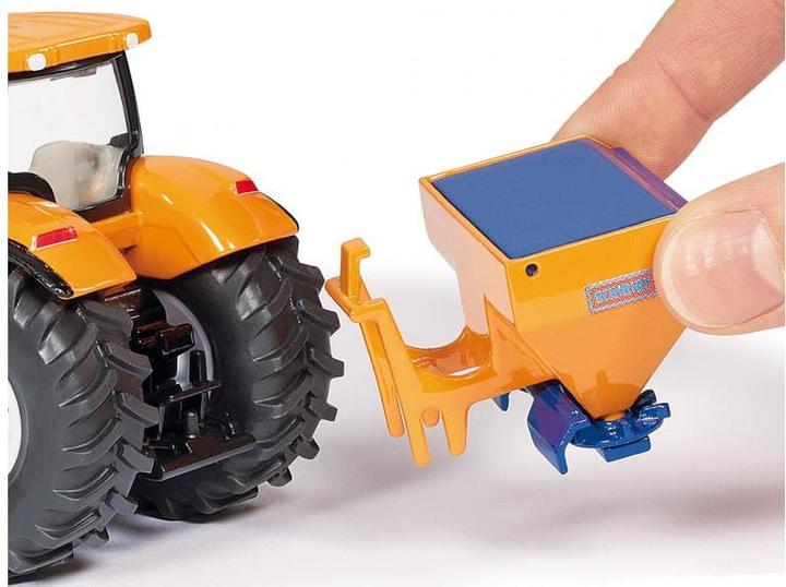 Produktbild Siku Traktor mit Räumschild und Streuer