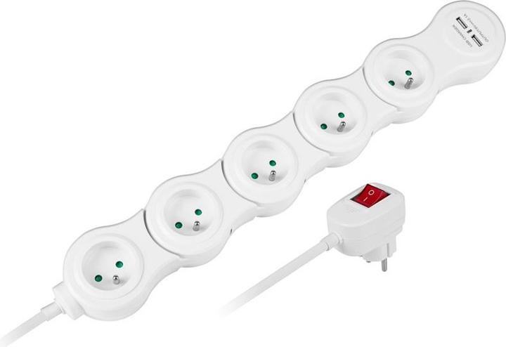 Actual product image Rebel Electrical network extension cable 1.5 m Snake (1.50 m, CEE 7/3)