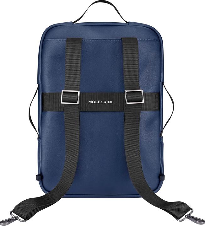 Actual product image Moleskine Professional Laptop Backpack for Office Use with Multiple Compartments and Padded Sleeve