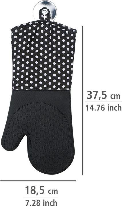 Actual product image Wenko oven gloves (Silicone, 60% cotton, 40% polyester)