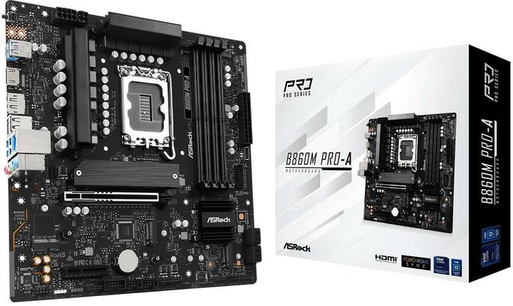Actual product image AsRock B860M Pro-A DDR5 Intel S retail (Socket S1, Intel B860, mATX)
