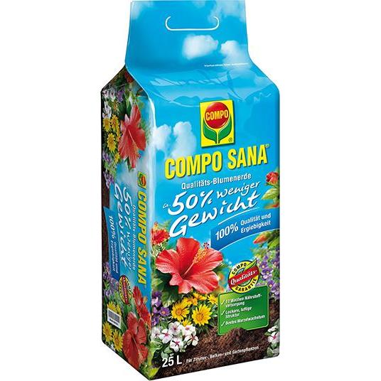 Thumbnail - Compo, Blumenerde, SANA Qualit„ts-Blumenerde ca. 50% weniger Gewicht, 40l (40 l)