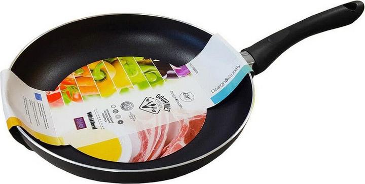 Produktbild EDM Antihaftbeschichtete Pfanne Basic Line Whitford Technology Schwarz Aluminium Ø 24 cm (Bratpfanne, Aluminium, 24 x 4.60 cm)