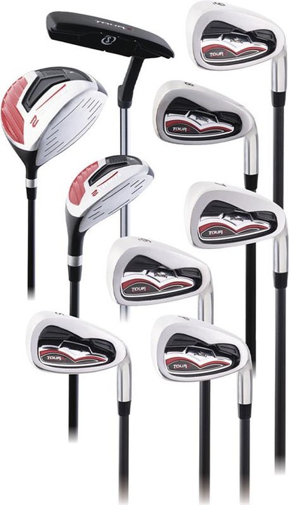 Produktbild Spalding Tour2 Full Set MEN Rechtshändiges Golfset mit Trolleytasche Graphite (Rechtshänder)
