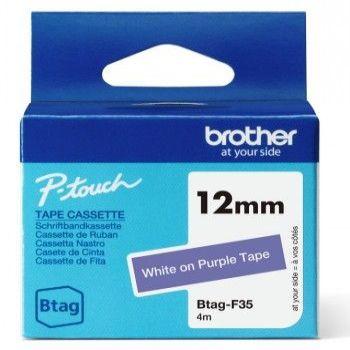 Actual product image Brother Btag (1.20 cm, Violet, White)