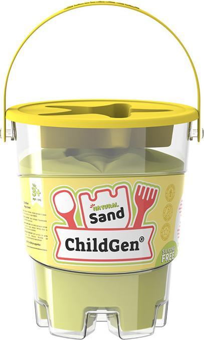 Yellow coloured sand with mould