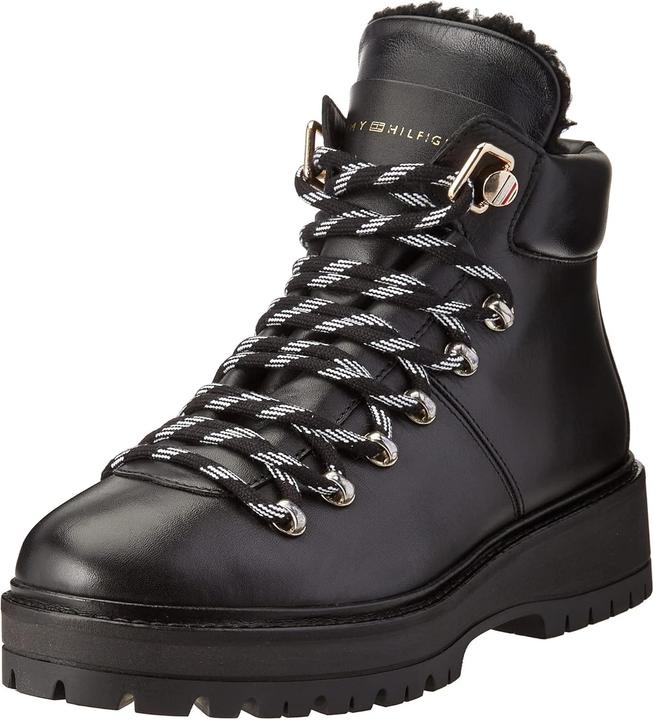 Actual product image Tommy Hilfiger Leather Outdoor Flat Boot (41)