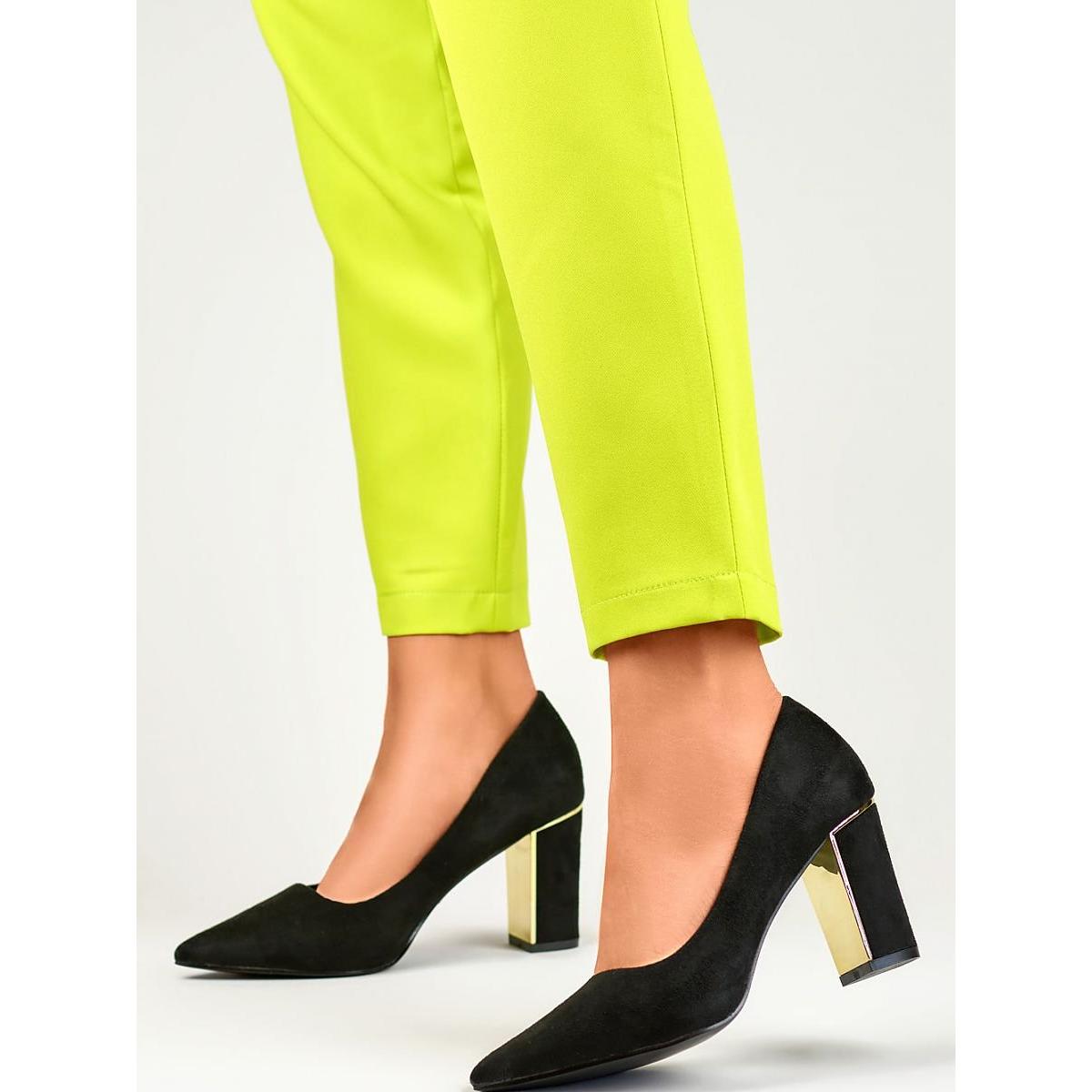 Primo, Damen, Pumps, Pumps mit Absatz, Schwarz, (36)