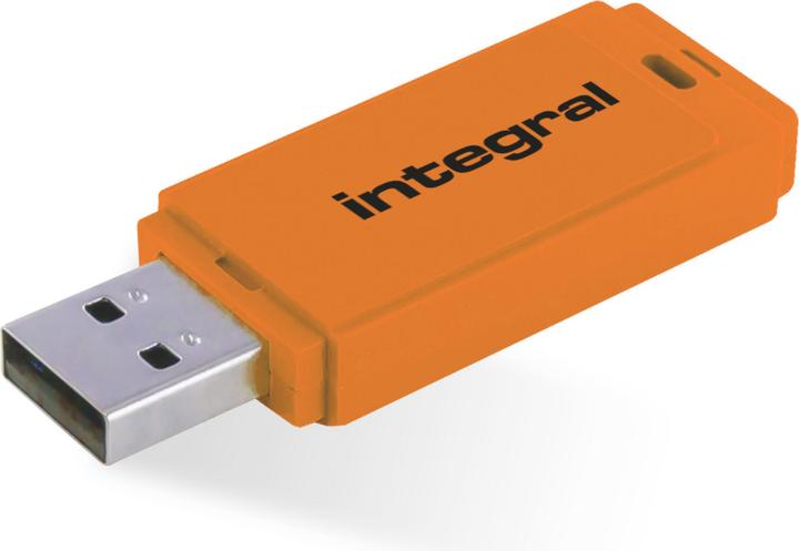 Actual product image USB2.0 DRIVE NEON ORANGE USB flash drive USB Type-A 2.0 (64 GB, USB-A)
