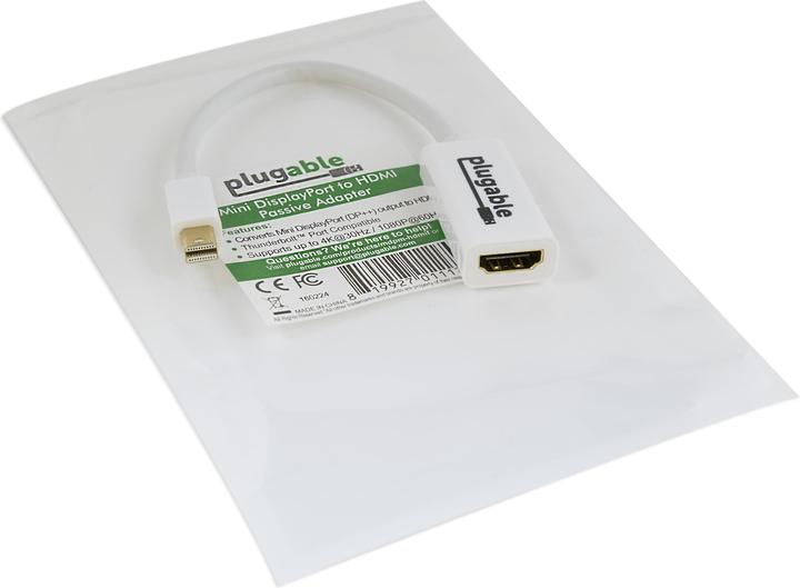 Produktbild Plugable Mini DP (TBT 2) to HDMI Adpt (HDMI, Mini DP)
