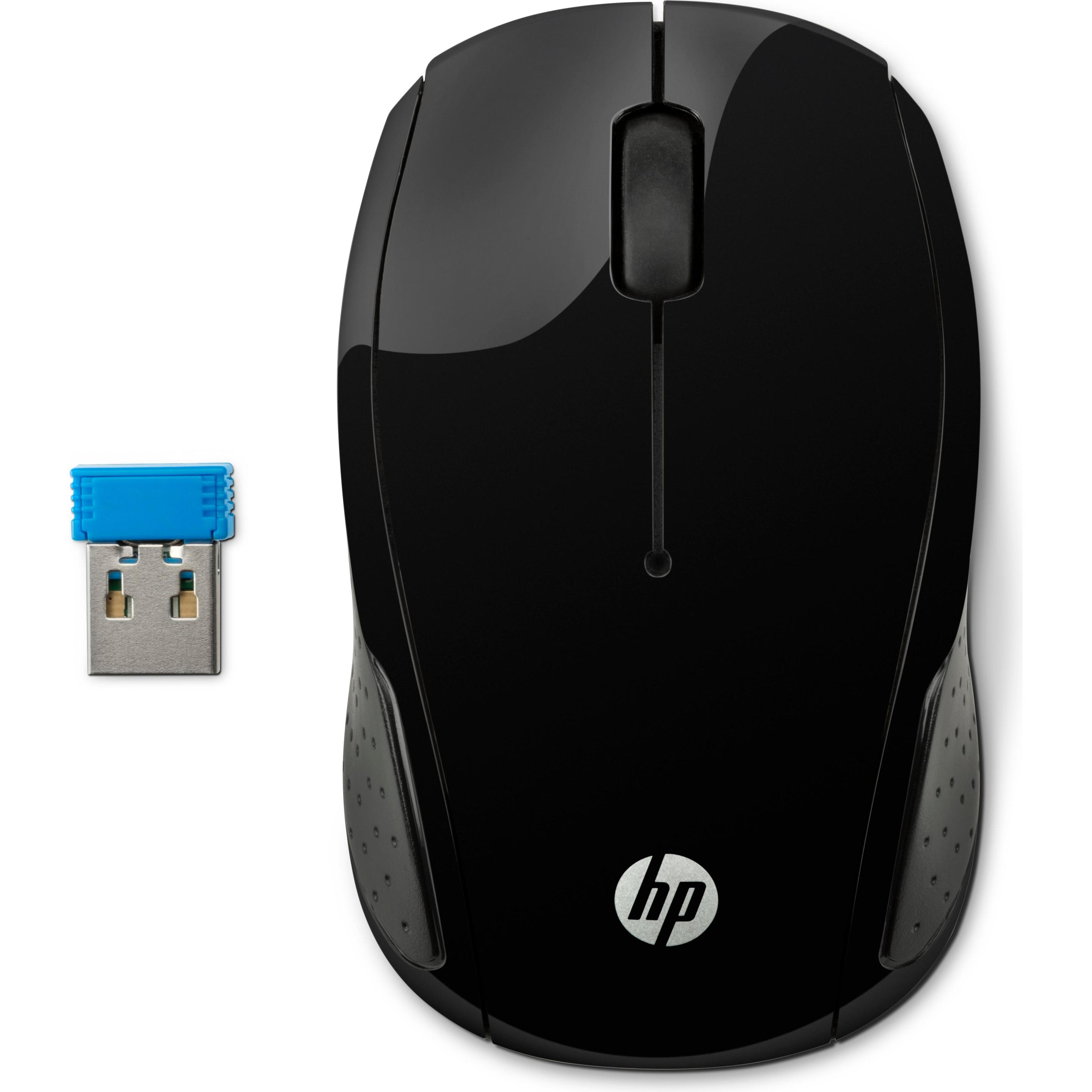 HP 200 (Kabellos), Maus, Schwarz