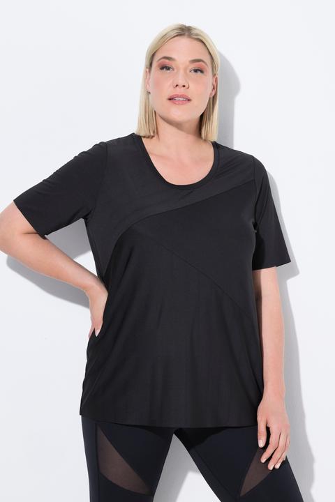 Actual product image Ulla Popken Funktionsshirt, schnelltrocknend, Rundhals, Langarm (46, 48)