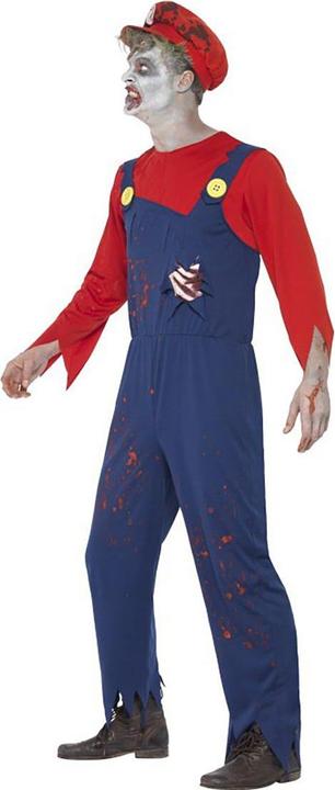Produktbild Smiffys Zombie - Klempner Mario (L)