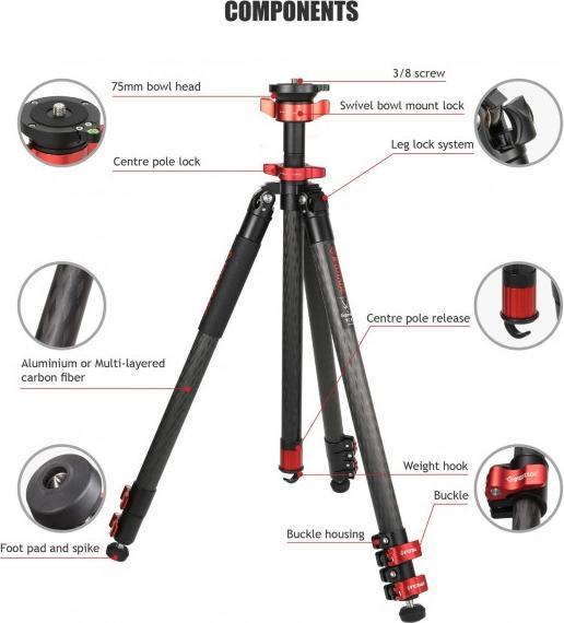 Produktbild iFootage Gazelle Tripod TC6S-Uprise
