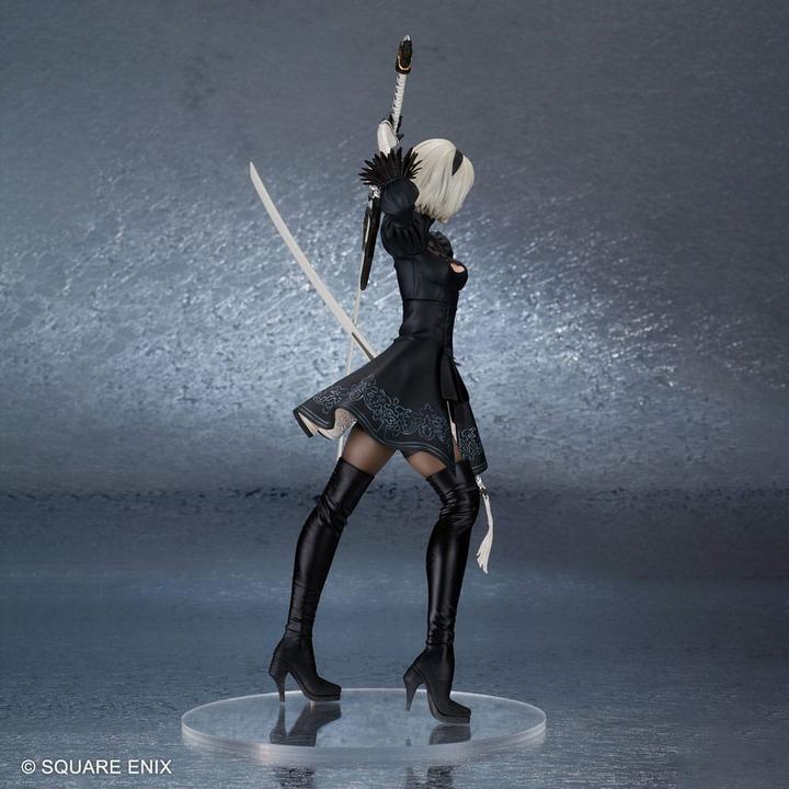 Actual product image Square Enix NieR:Automata PVC Statue 2B (YoRHa No. 2 Type B) Ver. 2.0 29 cm