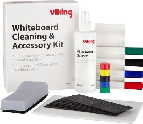 Actual product image Viking Whiteboard starter and cleaning kit