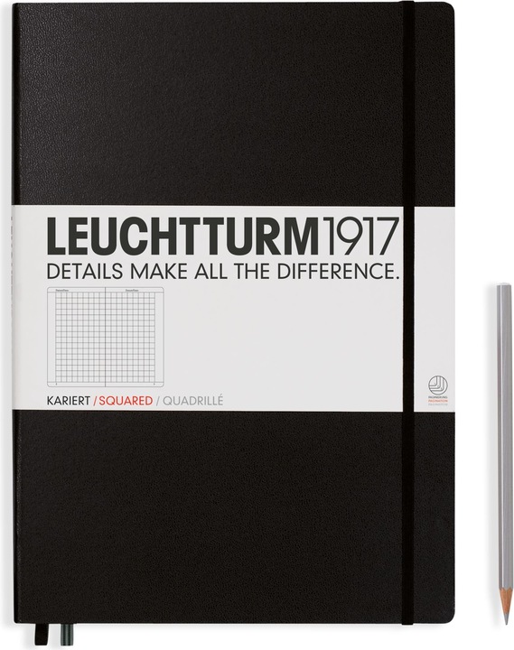 Image du produit Leuchtturm1917 Master Classic (A4, Quadrillé, Couverture rigide)